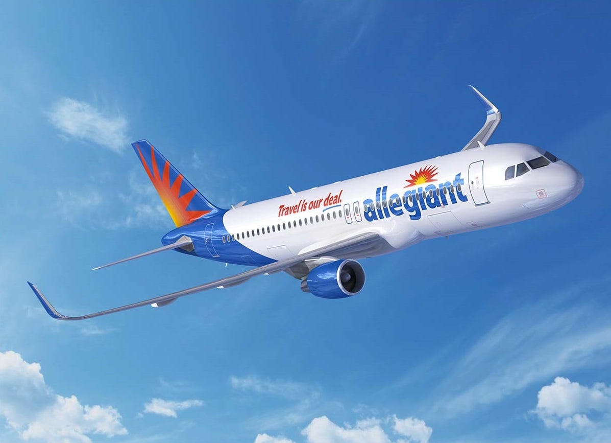 allegiant toy airplane